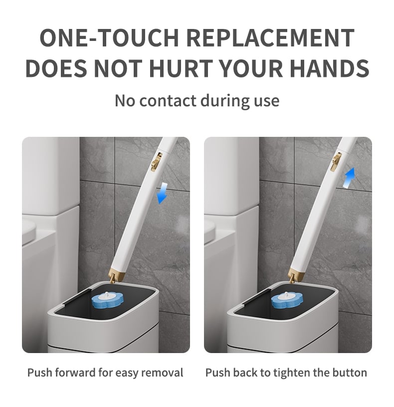 🚽💦Disposable Replacement Wall-Mounted Innovative Toilet Brush Set✨