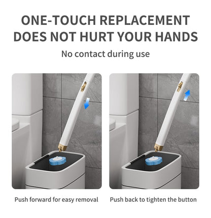 🚽💦Disposable Replacement Wall-Mounted Innovative Toilet Brush Set✨