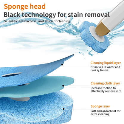 🚽💦Disposable Replacement Wall-Mounted Innovative Toilet Brush Set✨
