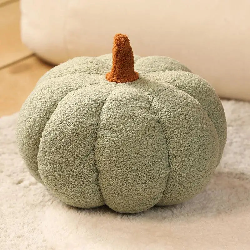Virella | Pumpkin Plush Boucle Cushion for Cosy Sofa Décor