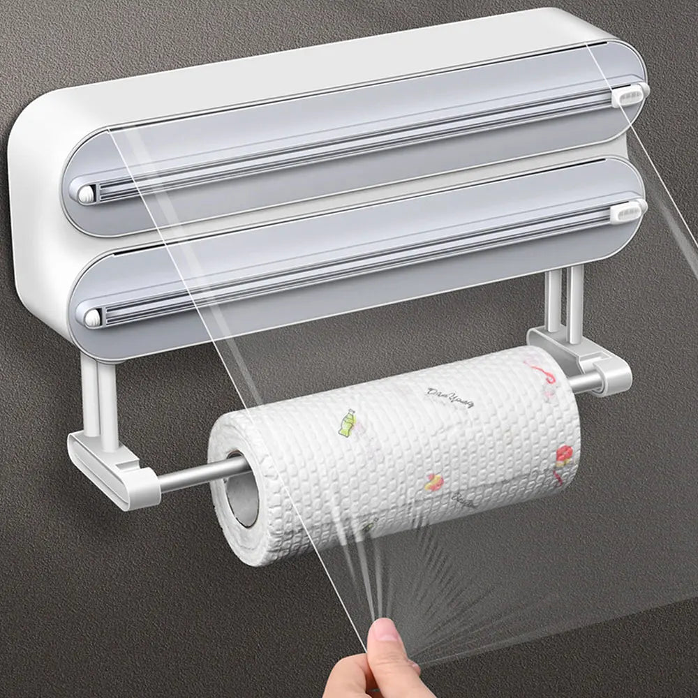 WrapMate™ 3-in-1 Organizer — Cut, Store & Dispense Easily