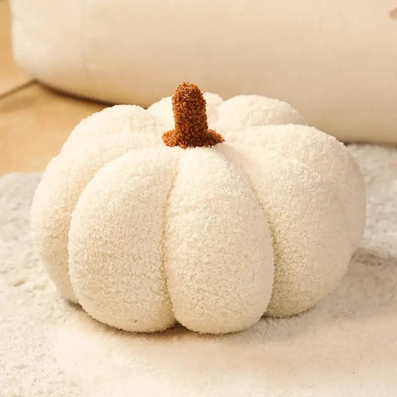 Virella | Pumpkin Plush Boucle Cushion for Cosy Sofa Décor