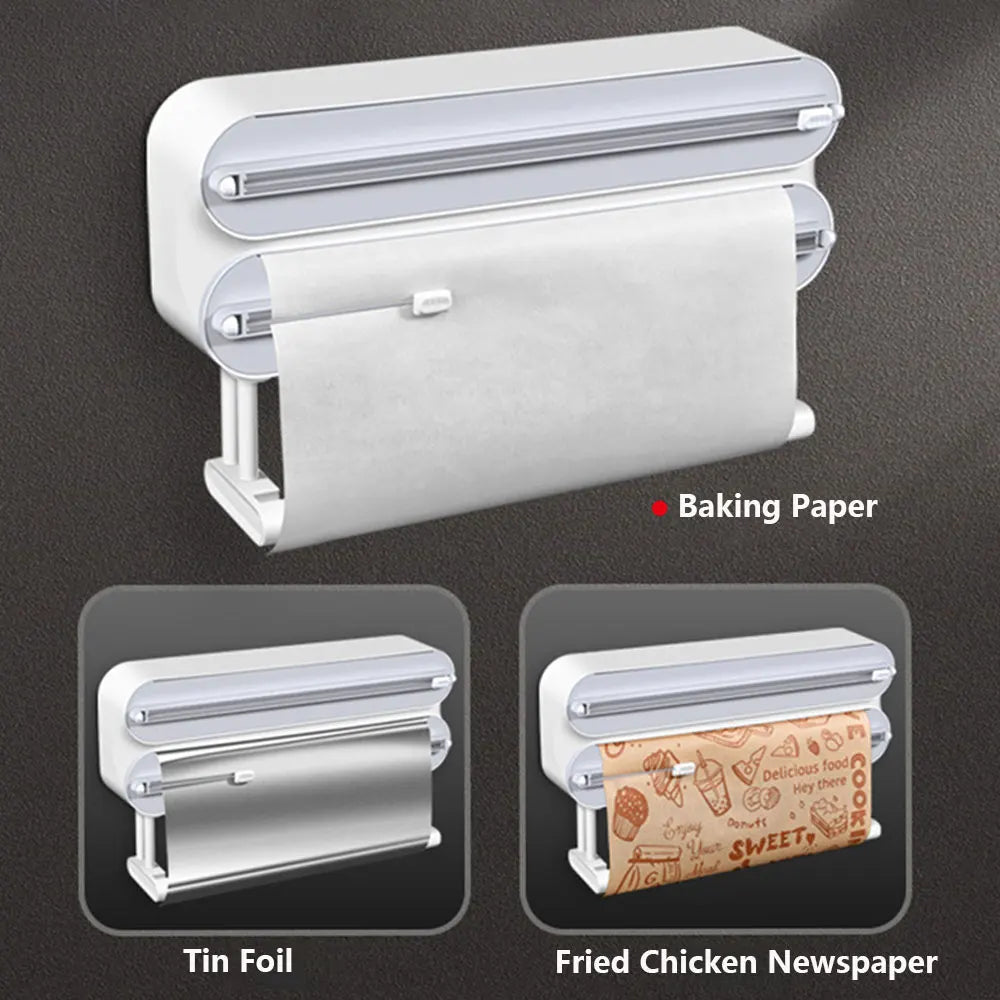 WrapMate™ 3-in-1 Organizer — Cut, Store & Dispense Easily