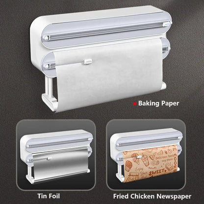 WrapMate™ 3-in-1 Organizer — Cut, Store & Dispense Easily