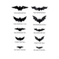 Halloween 3D Bat LED Wall Decal Night Light | Peel & Stick Glow Decoration