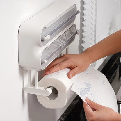 WrapMate™ 3-in-1 Organizer — Cut, Store & Dispense Easily
