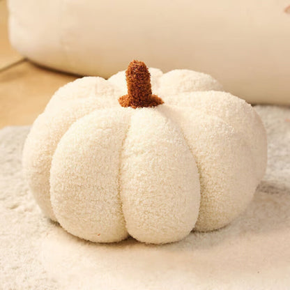 Virella | Pumpkin Plush Boucle Cushion for Cosy Sofa Décor