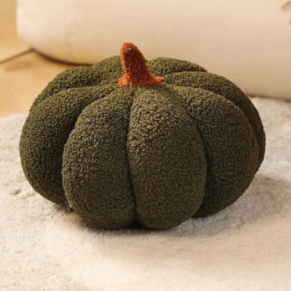 Virella | Pumpkin Plush Boucle Cushion for Cosy Sofa Décor